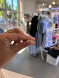 Gold Dipped Pastel Leaf Ring