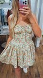 Katelynn Mini Dress (Sage)