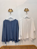 Petra Basic Long Sleeve (Dusty Blue)