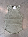 Fast Times Tank (Olive)