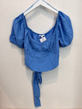 Everleigh Corset Top (Blue)