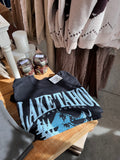 Lake Tahoe Long Crop Tee (black)