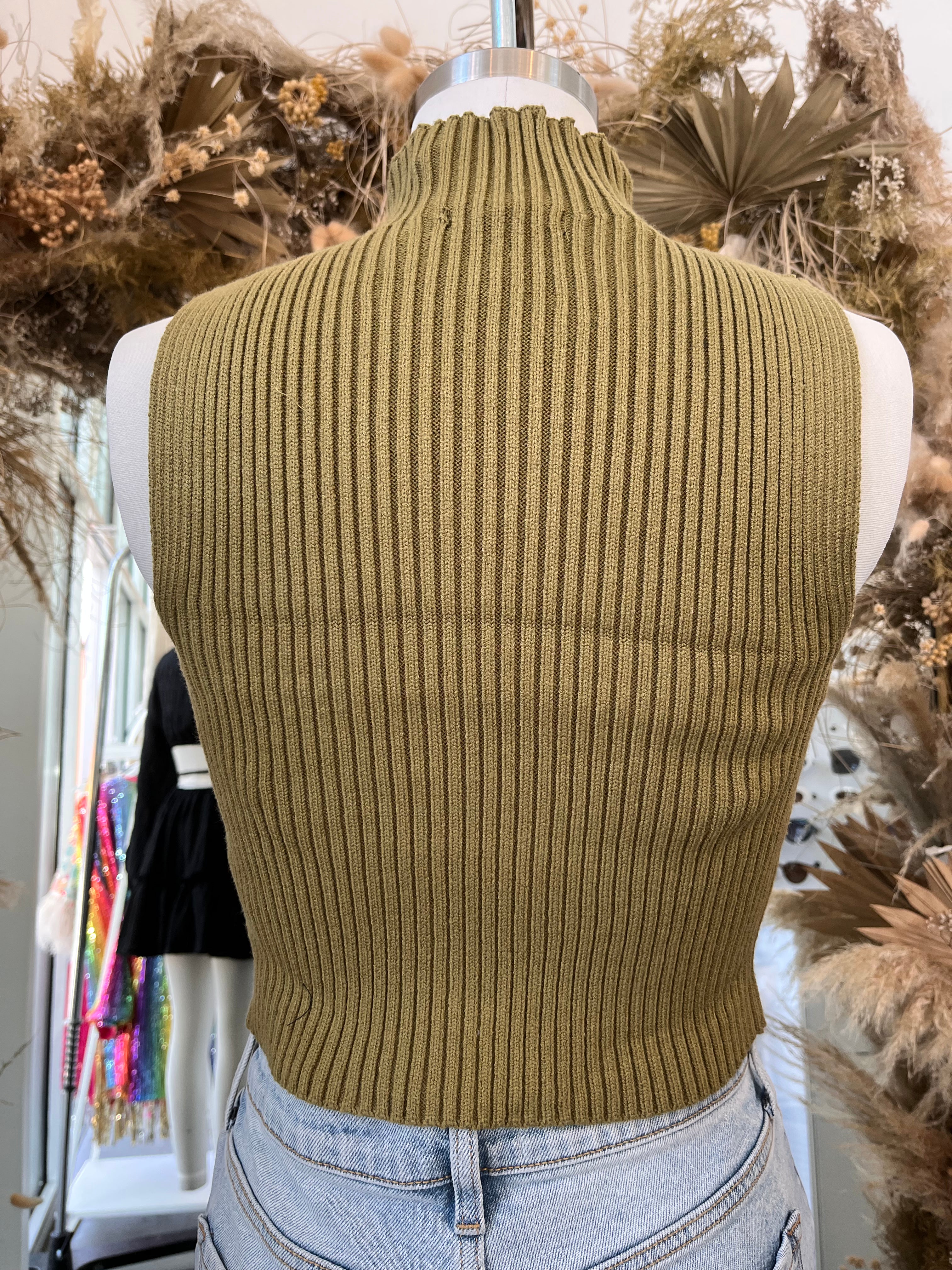 Claire Sweater (Olive)