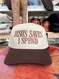 Jesus Saves Hat (Brown)