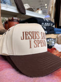 Jesus Saves Hat (Brown)