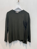 Aspen Long Sleeve Pocket Tee (Olive)