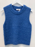Macy Knit Vest (Blue)