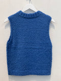 Macy Knit Vest (Blue)