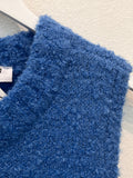 Macy Knit Vest (Blue)