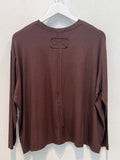 Aspen Long Sleeve Pocket Tee (Brown)
