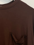 Aspen Long Sleeve Pocket Tee (Brown)