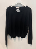 Butter Soft Round Neck Sweater (Black)