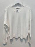 Butter Soft Round Neck Sweater (ivory)