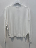 Butter Soft Round Neck Sweater (ivory)