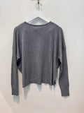 Butter Soft Round Neck Sweater (H Grey)