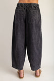 Good Luck Drawstring Barrel Cropped Pants