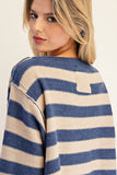 See Me Stripe Sweater (Midnight Navy)