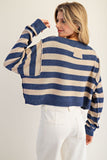 See Me Stripe Sweater (Midnight Navy)
