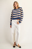 See Me Stripe Sweater (Midnight Navy)