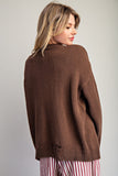 Walk The Line Cowboy Boot Sweater (Brown)