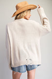 Walk The Line Cowboy Boot Sweater (Sand)