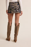 Hideout Camo Mini Skirt