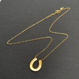 Horseshoe Rhinestone Necklace