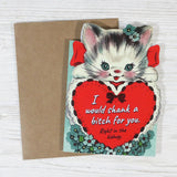 Funny Relationship Card - I Would Shank A Bitch For You
