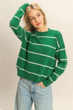 Poet's Stripe Sweater (Green)