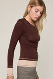 Livvy Layered Longsleeve (Espresso Beige)