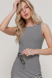 Essential Stripe Dress (Black)