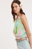 Sundry Park Halter Mesh Top (Green Park)