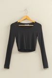 Kari Long Sleeve Top (Black)
