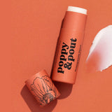 Poppy & Pout Lip Balm Pomegranate Peach