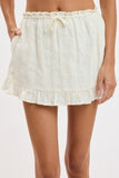 Ruffle Lace Top & Mini Skort Set