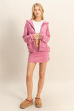 Hoodie and Skort Set (Pink Berry)