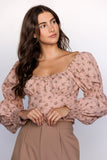 Autumn Sweetheart Top (Pink Floral)