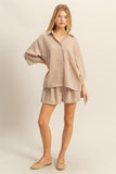 Sandy Short-Sleeved Short Set
