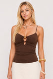 Silky Soft Bead Detail Cami Top