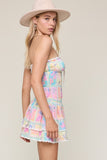 Pastel Fruit Mini Dress