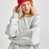 Adult Mad Hatter Ribbed Knit Beanie (Lipstick Red)