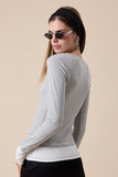 Livvy Layered Longsleeve (H Grey)
