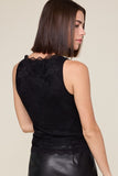 Arie Lace Layering Top (Black)