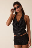 Aura Backless Halter Top