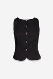 Chelly Vest Top (Black)