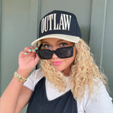 Outlaw Embroidered Trucker Hat