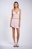 Cherry Smocked Crop Top
