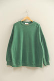 Oversized Crew Neck Sweatshirt