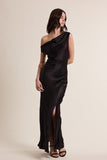 Season’s Elegance Satin Dress