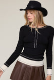 Livvy Layered Longsleeve (Black)